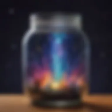 Galaxy in a jar experiment