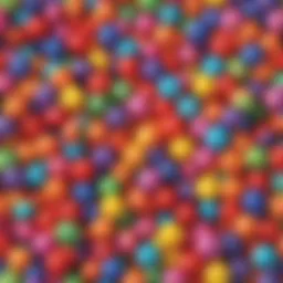 Vibrant Colorful Inflatable Bouncy Balls