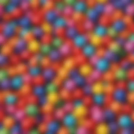 Vibrant Colorful Inflatable Bouncy Balls