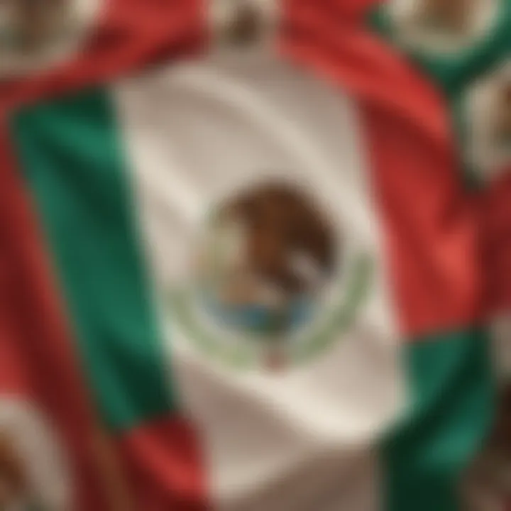 Mexican Flag Colors Representation