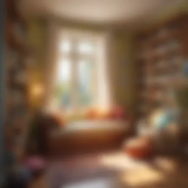 A Cozy Space for Young Readers An inviting reading nook designed for young readers