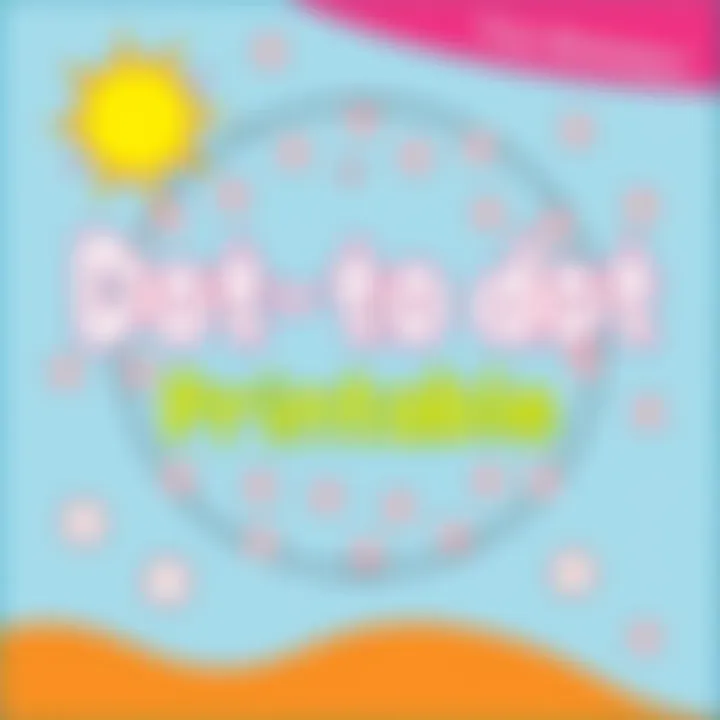 Exploring Free Dot to Dot Printables for Children Introduction