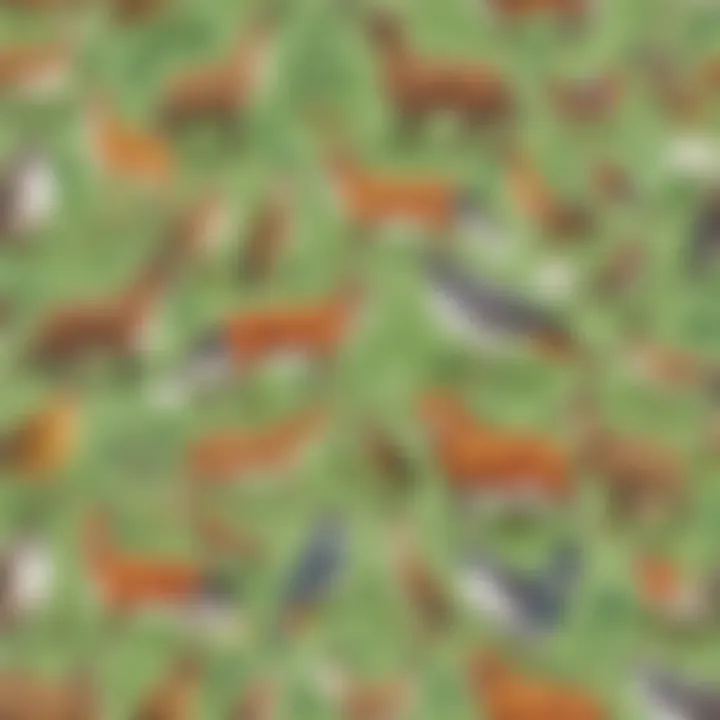 Animal Matching Printable Game