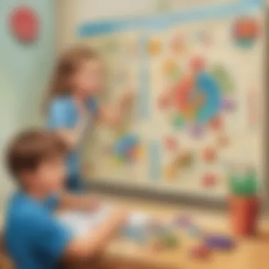 Educational Math Game Illustration