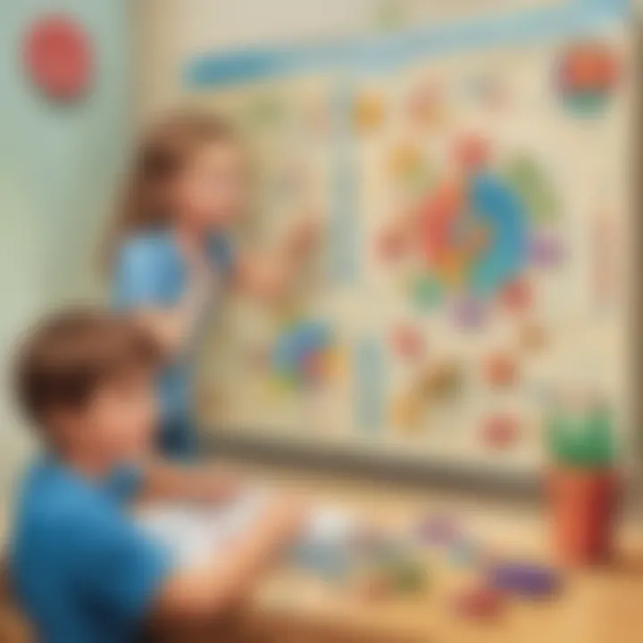 Educational Math Game Illustration