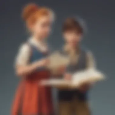 Young Performers Bringing Script to Life Kids Performing Play Script