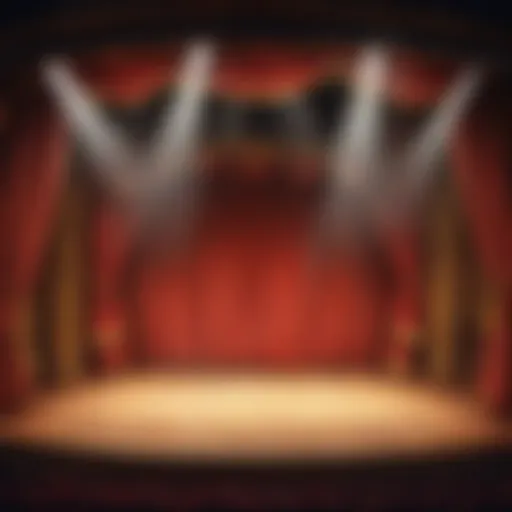 Theater Spotlight Illuminating Stage