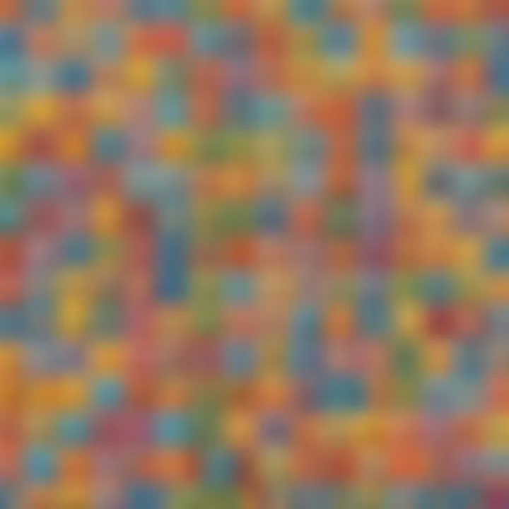 Colorful Number Match-Up Puzzle