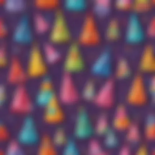 Colorful DIY Party Hats