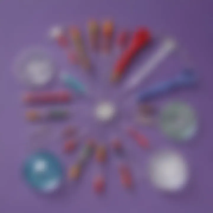 Safety tools and materials for working with glass beads in suncatcher projects