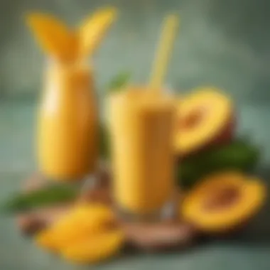 Golden Turmeric Smoothie with Mango and Turmeric