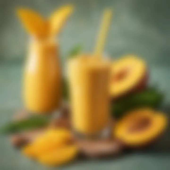 Golden Turmeric Smoothie with Mango and Turmeric
