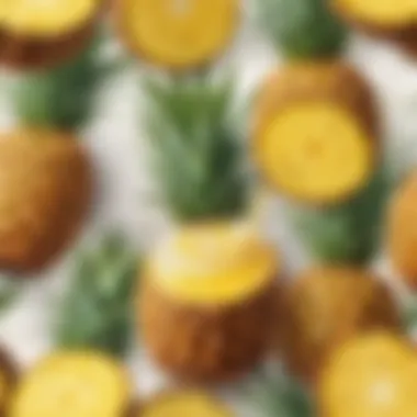 Exotic Pineapple-Coconut Delight Tropical Paradise Smoothie with Pineapple and Coconut Milk