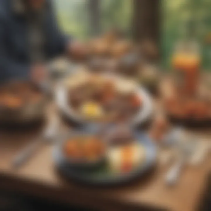 A beautifully plated hobo meal ready to enjoy