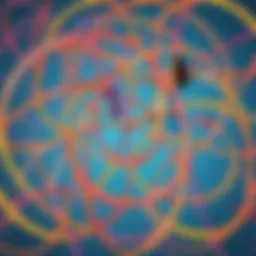 Colorful Hula Hoops in Motion