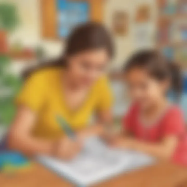 Fun Spanish-themed coloring activity for early language learners