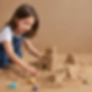Creative Learning Activities with Kinetic Sand Creative play activities using kinetic sand for learning