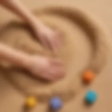 The Therapeutic Benefits of Kinetic Sand Therapeutic benefits of kinetic sand depicted through relaxation