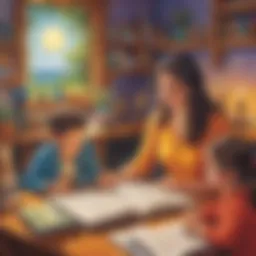 Vibrant storytelling activity for elementary students