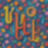 Vibrant Uppercase and Lowercase U Illustration