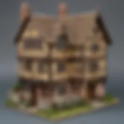 Exquisite Miniature Tudor House Kit