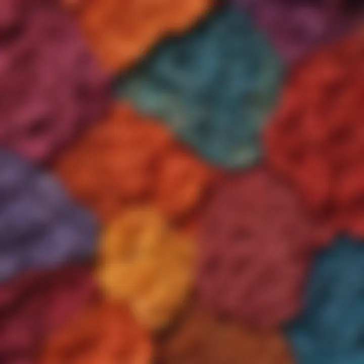 Colorful textiles dyed with food-derived colorants