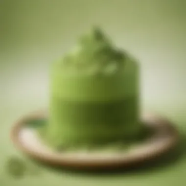 Matcha Green Tea Powder for Healthy Cake Hue