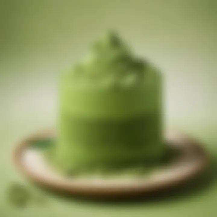 Matcha Green Tea Powder for Healthy Cake Hue