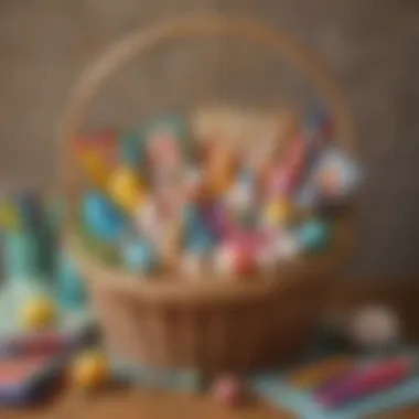 Creative Easter Basket with Art Supplies