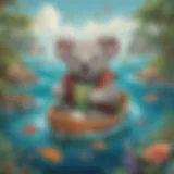 Creative Ocean Adventure Illustration