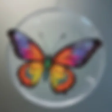 Sparkling Butterfly Suncatcher Butterfly Suncatcher Craft
