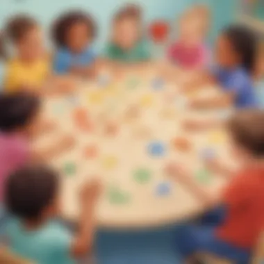 Group activities that foster collaboration and gross motor skill improvement.