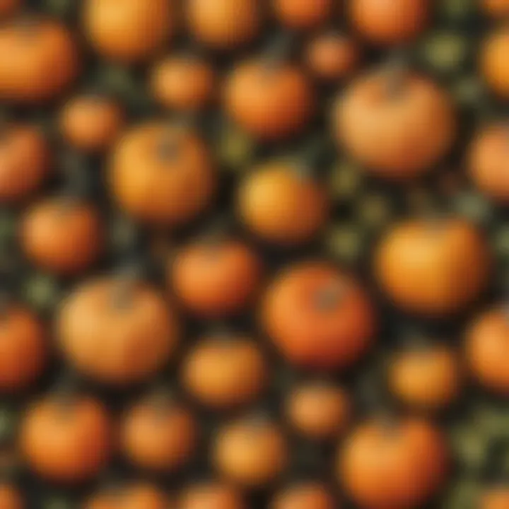 Artistic pumpkin painting