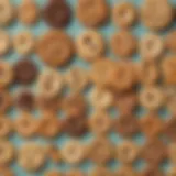A plate of assorted quick cookies showcasing diverse flavors and textures
