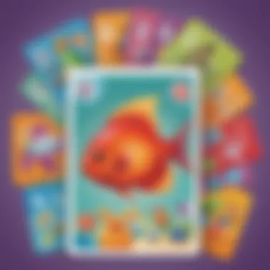 Vibrant Phonics Flashcards Colorful Short Vowel 'i' Flashcards
