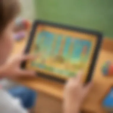 Interactive Learning on Tablet Engaging Short Vowel 'i' Game on Tablet