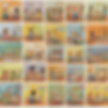 Diverse Themes in Kindergarten Learning Resources A variety of kindergarten pages showcasing different educational themes