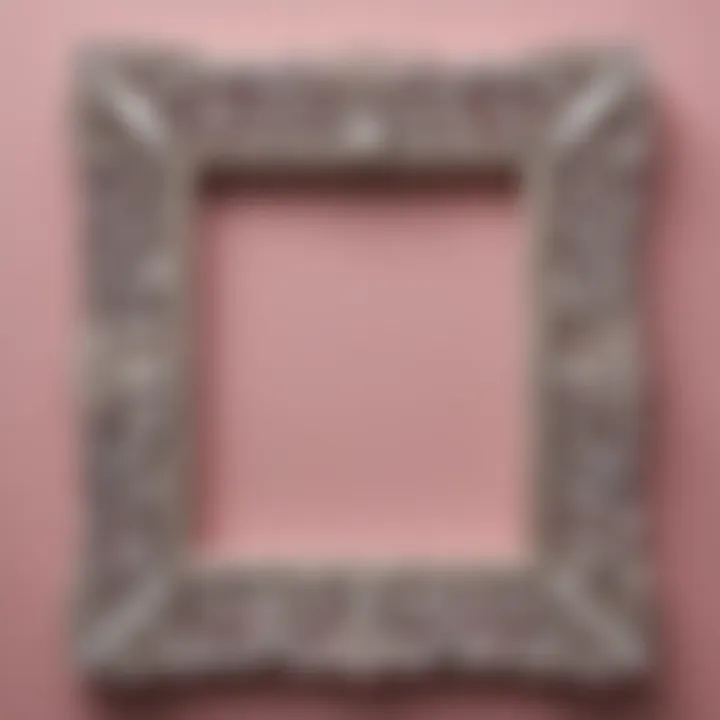 Glamorous Crystal Accents on DIY Picture Frame