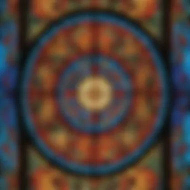 Vibrant Spectrum Colorful Stained Glass Window Kit