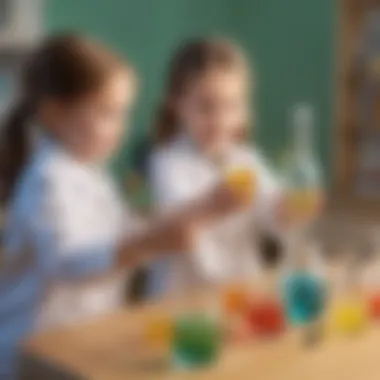 Engaging Science Experiment for Young Learners Preschooler engaging in a science experiment