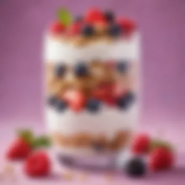 Yummy Yogurt Parfait with Fresh Berries