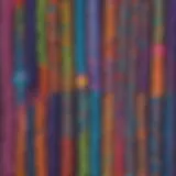 Colorful Rainbow Loom bracelet designs
