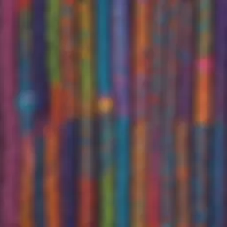 Colorful Rainbow Loom bracelet designs