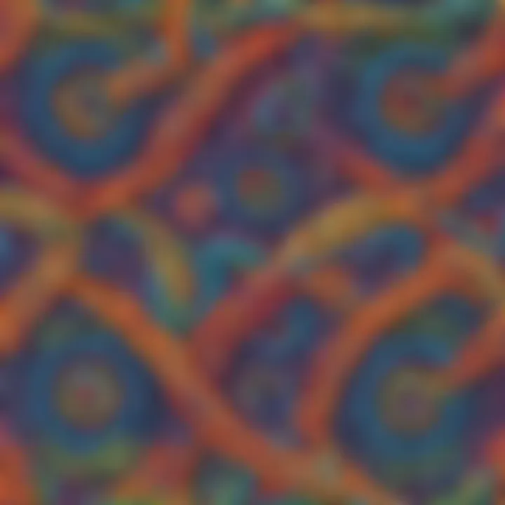 Intricate patterns of Rainbow Loom bracelets