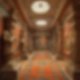 A vibrant virtual museum tour showcasing ancient artifacts