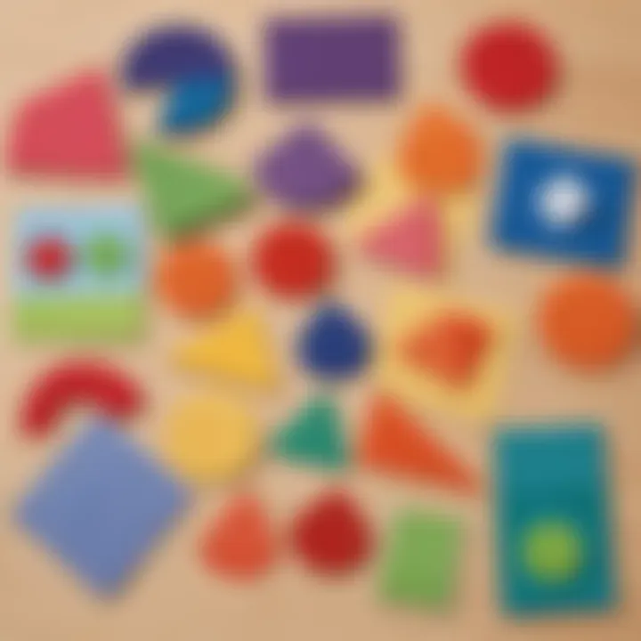Velcro Shapes and Colors Matching Game