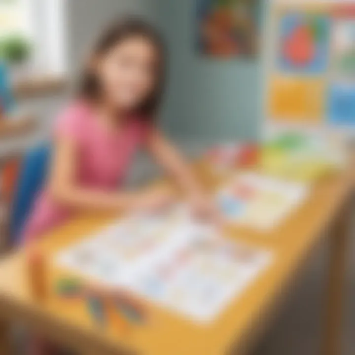 Colorful CVC worksheets promoting literacy skills