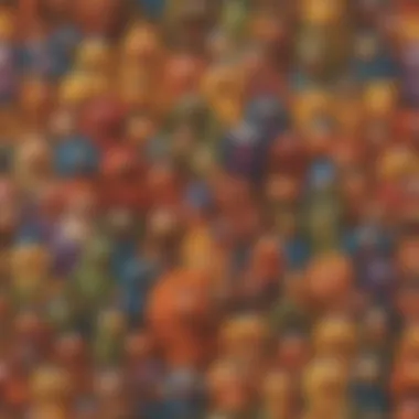 Nostalgia of Sesame Street Characters A nostalgic representation of Sesame Street characters through the years