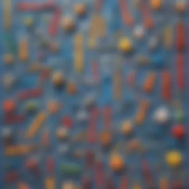 Montage of different zipper and buckle toys in a playful setting