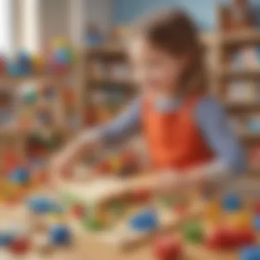 Colorful educational toys for kindergarteners that promote learning